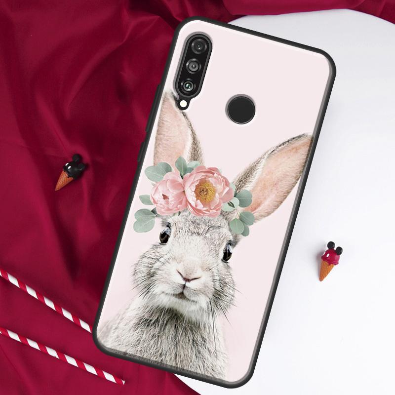 Rabbit For Huawei Nova Y61 Y70 Y90 Y60 Y72 Y91 12s 12i 11i 7i 8i 9 10 SE P60 Pro P30 P40 Lite Case