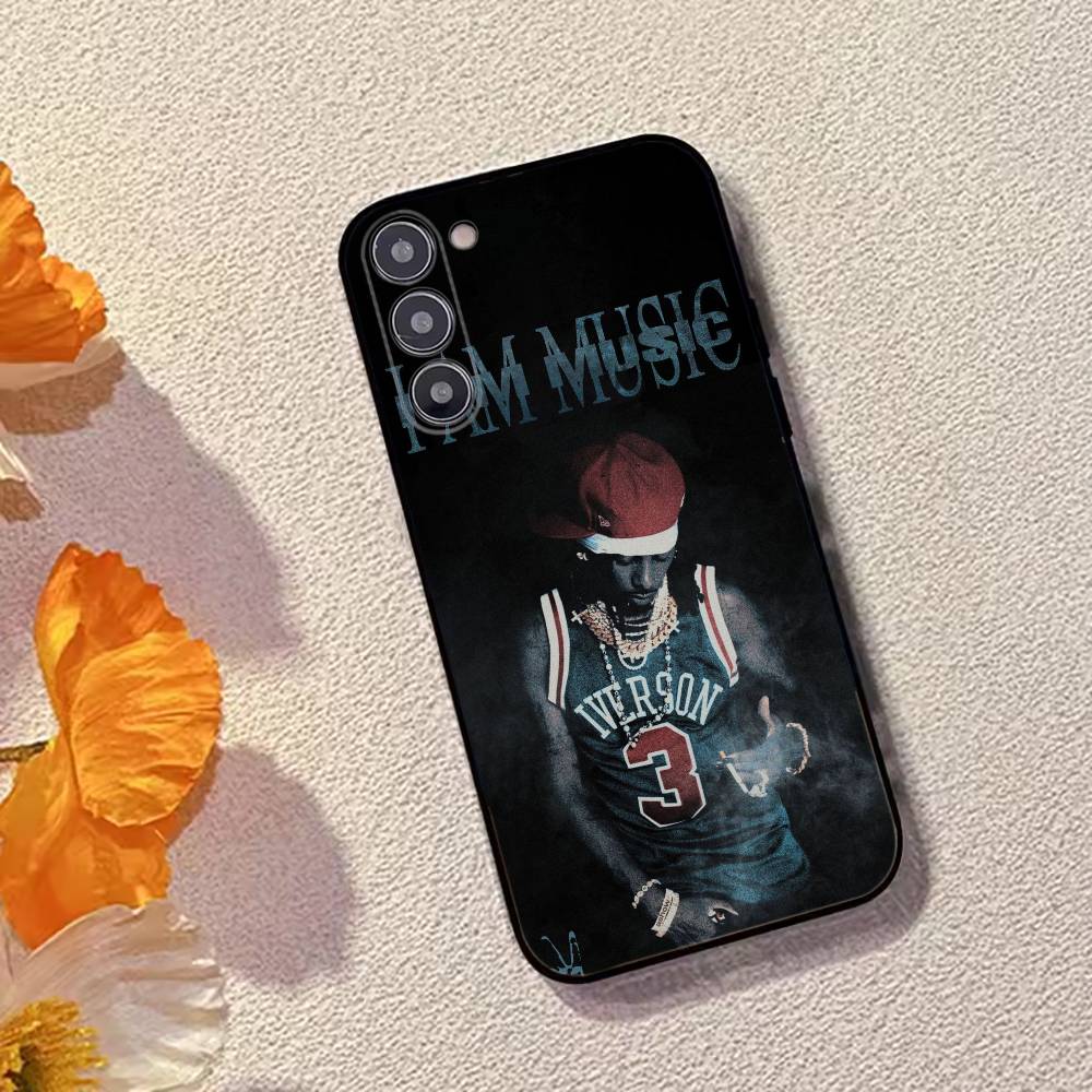 Rapper P-Playboi Carti Phone Case For Samsung Galaxy A73,A72,A71,A70,A53,A52,A51,Soft Silicone Black Cover