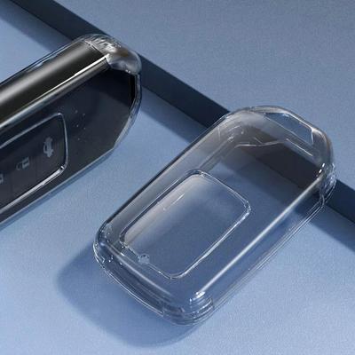 Transparente Schlüsselanhängerhülle Abdeckung Schale Halter Schutz Für Honda Für Civic Für CRV Ridgeline Insight Innenraumzubehör