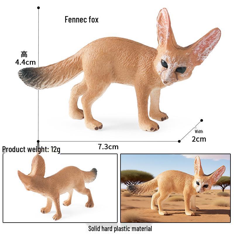 Cross-Border Christmas Wildlife Toy Set: White-tailed & Sika Deer Static Model