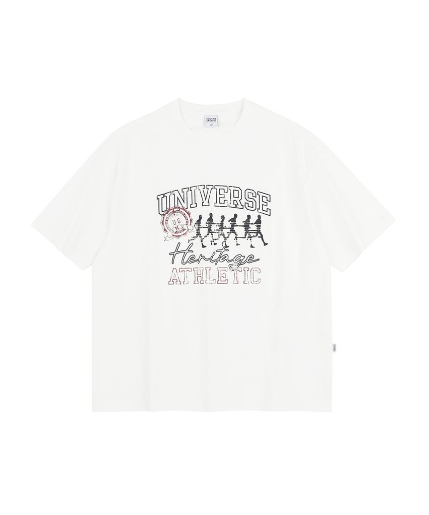 Yunibeoseugameonteu Ug Vintage Athletic Club T-Shirt_White