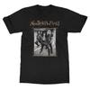 New Skeletal Faces Vintage Surreal Graphic Cotton TShirt Unisex Underground Metal Style Black Short Sleeve Top