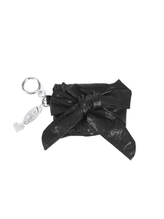 

cozing Ribbon wallet_black black