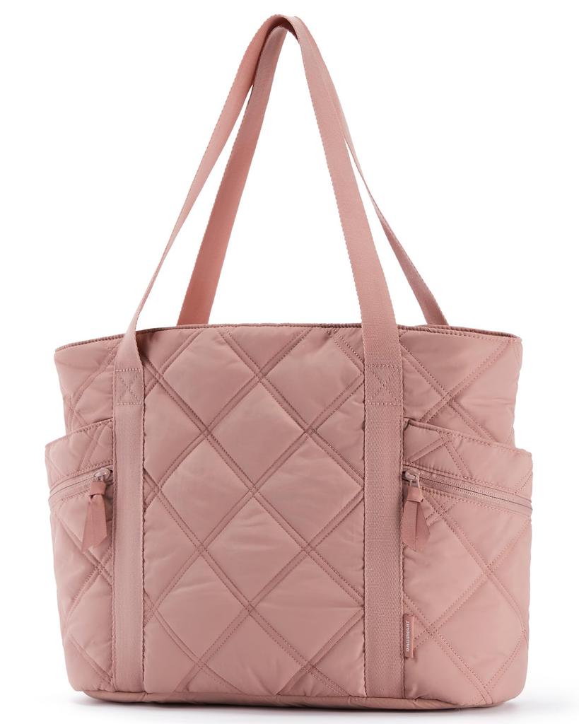 BAGSMART Large Capacity Tote Bag for Women, Travel Bag, Shoulder Bag, Diaper Bag, Commuter Bag, School Bag