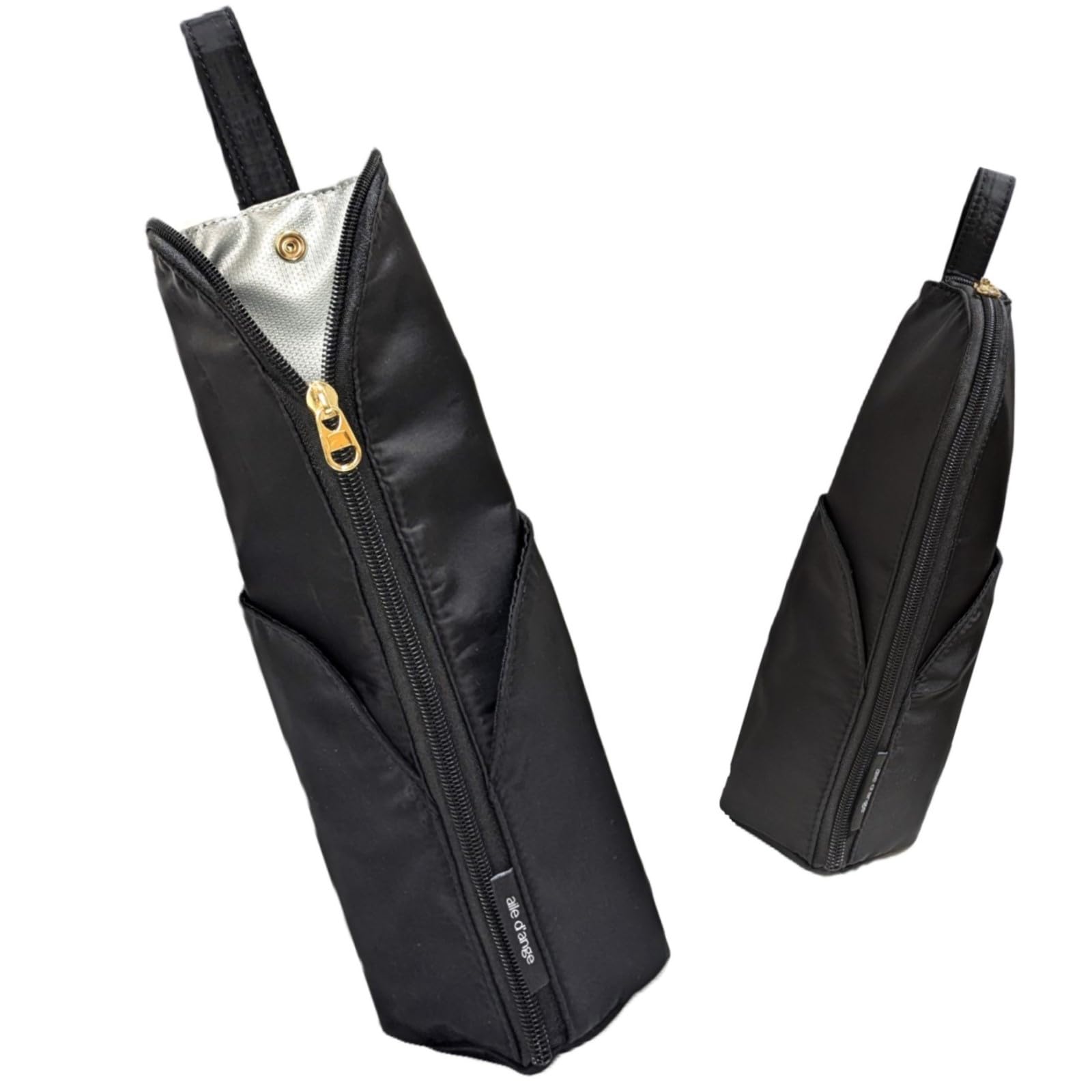 

Aile Hair Iron Full Hanging Keeps Hair Irons Heat Resistant up to Includes Side Pocket for Cord Business Stylish and Cute Hair Iron Iron Holder D ange чёрный