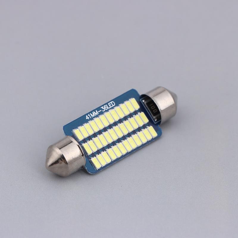 6Pcs C5W Led Bulbs Canbus Festoon Led For Car Interior Dome Trunk License Plate Lights 12V 300Lm 6500K White