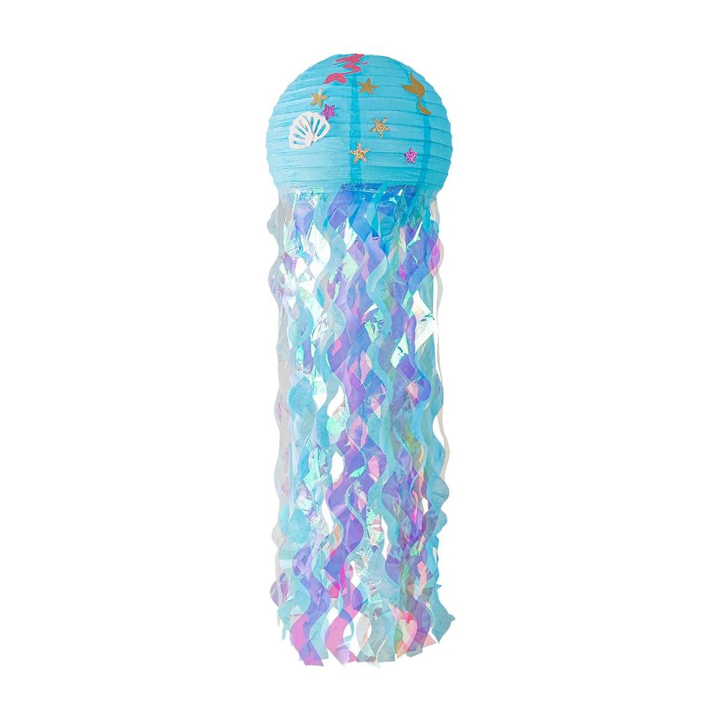 Colourful Paper Lanterns Mermaid Bright and Beautiful Under The Sea Piece Mermaid Party Lamp for Indoor