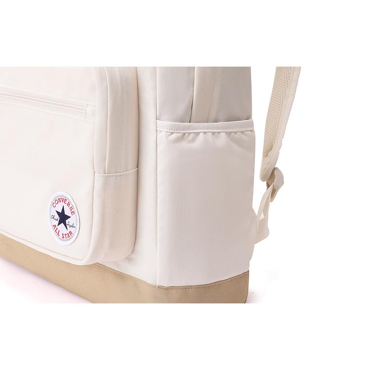 New Converse Polyester Backpack Regular Classical Style White CV2443024PS-002