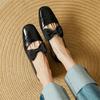 Fashion New Spring/summer Cow Leather Woman Shoes Round Toe Low Heel Women Pumps Shoes for Women Fashion Brogue Designs Mary Jane Shoes