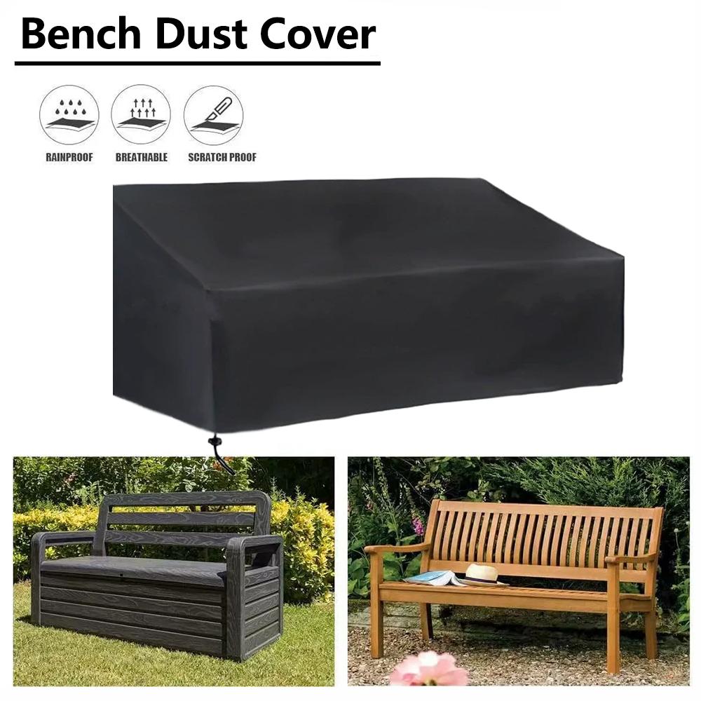 Outdoor Garden Bench Cover Waterproof Chair Cover Furniture Sofa Chair Table Rain Snow Dust Proof Protector Cover