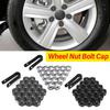 20Pcs Car Wheel Nut Caps Anti-Rust Auto Hub Screw Cover Tyre Exterior Decoration For Qaz18 Volkswagen VW 17/19MM