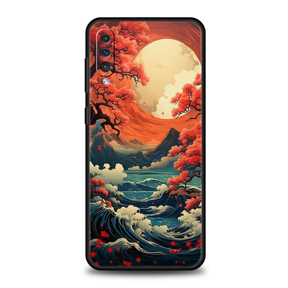 Landscape Art Phone Case For Samsung A54 A52 A24 A14 A50 A70 A10 A30 A40 A20S A20E A06 A12 A22 A34 A42 A32 5G A04s A16 Cover Samsung A42 5G