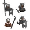 Military Building Blocks Solider Figures Movie Science Fiction Series Weapons Shield Knight Toys Gifts Medieval Mini Bricks MOC
