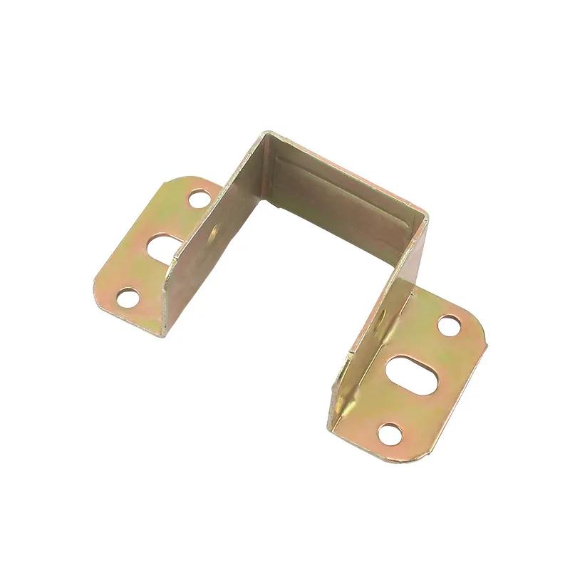 4Pcs Metal Thickened Bed Corner Bed Beam Support Bed Hinges Hook Corner Code Furniture Hardware Accessories
