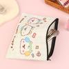 Happy Puppy Cosmetic Bag Lovely Cartoon Little Dog Makeup Storage Bag Travel Toiletry Bag Large Capacity Canvas Storage Pouch
