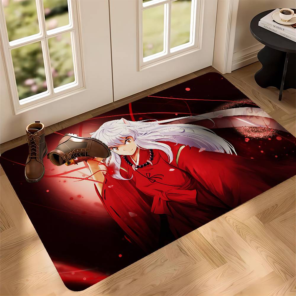 Japanese Anime Inuyasha Kitchen Mat Cheaper Anti-slip Modern Living Room Balcony Printed Modern Home Decor