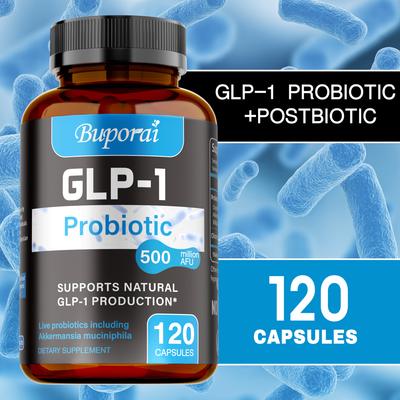 Doğal GLP-1 üretimini destekler | GLP-1 probiyotikleri - 500M AFU çoklu suş probiyotikleri + prebiyotikler | Uzun süreli bağırsak metabolik sağlığını destekler