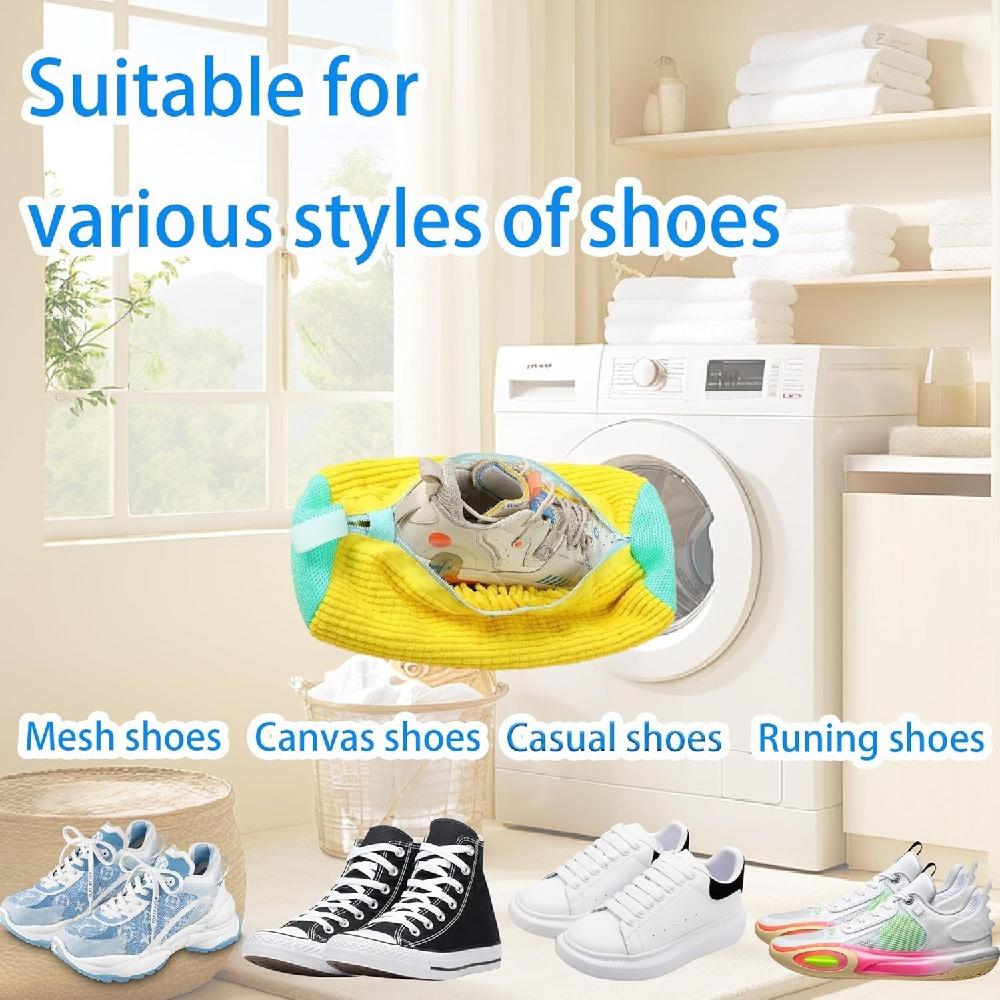 Shoe Washing Machine Bag Laundry For Washer And Dryer Reusable for All Shoe Types And Sizes