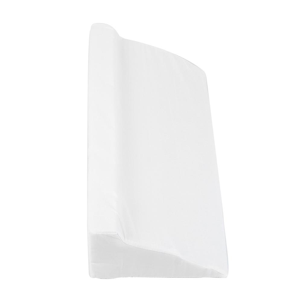 Cojín de Enfermería para Pacientes Paralizados Amigable con la Piel Cuidado Anti Escaras Almohadilla Triangular (50 x 25 x 15cm)(azul )