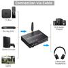 192KHz Bluetooth DAC Dijitalden Analoğa Ses Dönüştürücü Bluetooth Ses Verici Alıcı aptX Düşük Gecikme ile Kulaklıklar İçin