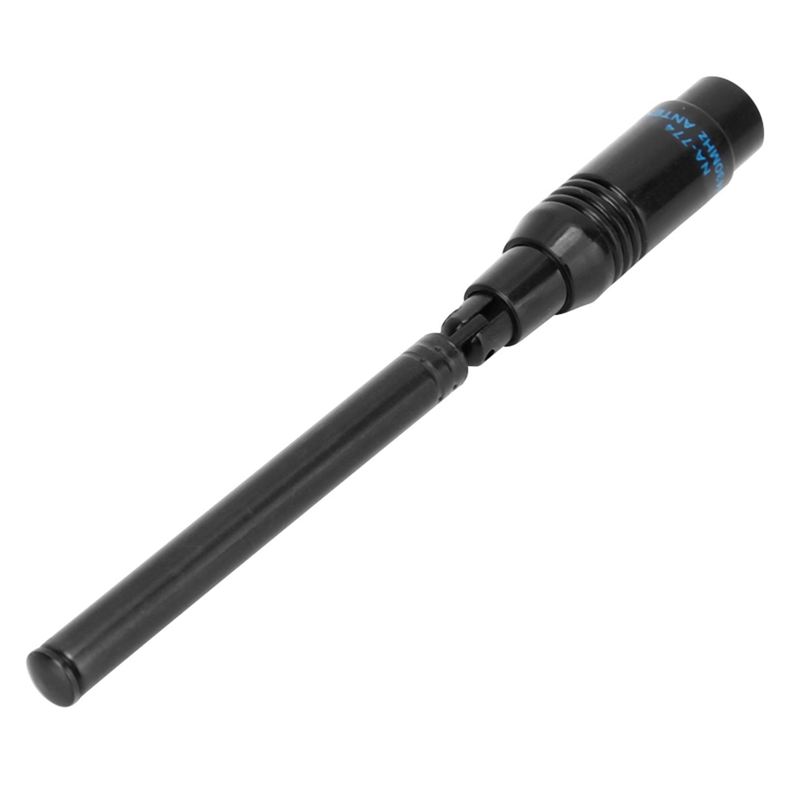 

Антенна телескопическая двухдиапазонная VHF UHF SMA-папа для радиостанций Kenwood Baofeng UV 5X UV 6R