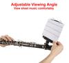 Black Clarinet Lyre Music Stand Clip for Brass Instruments
