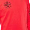 Off-White SS21 Graffiti Arrow Print Long Sleeve T-Shirt Men Tops Red OMAB001R191850152010