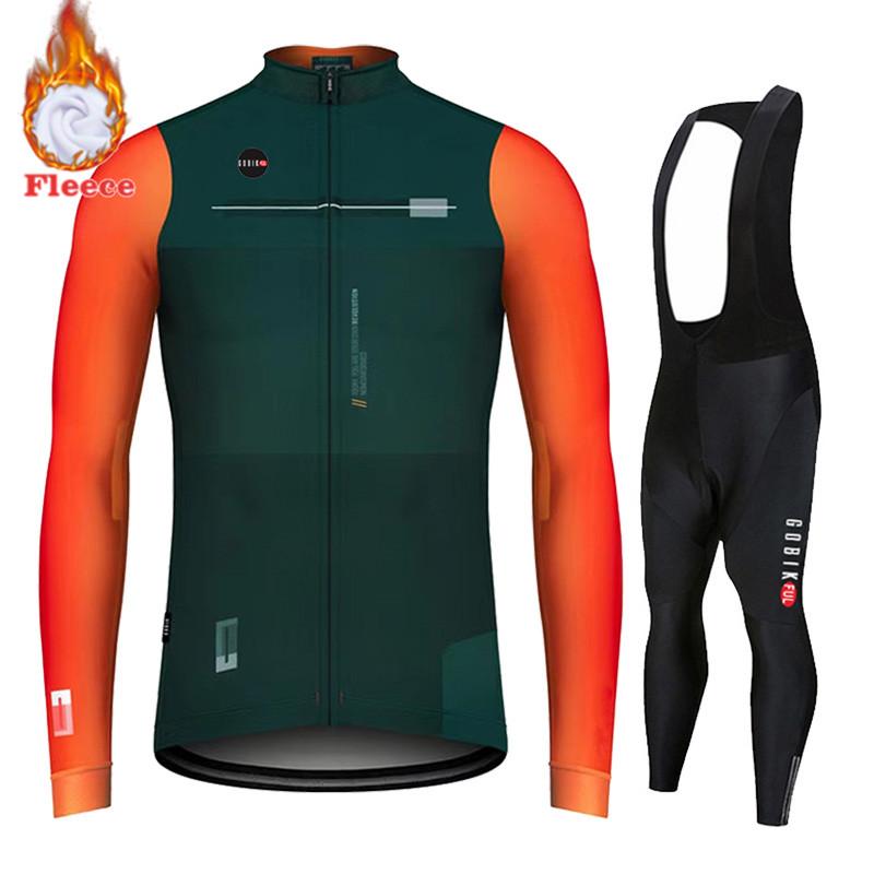 Vêtements de cyclisme d'équipe de course, Hiver, 2026 Ensemble de vêtements de cyclisme en laine pour homme, Ensemble de maillot de VTT Ciclismo