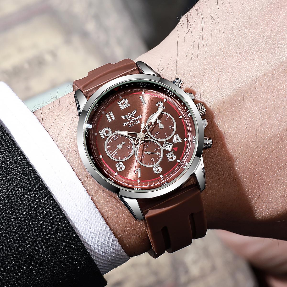 

New Fashion Men Watch Luxury Silicone Men Watches Versatile Business Calendar Quartz Watch Simple Men s Watch Relogio Masculino