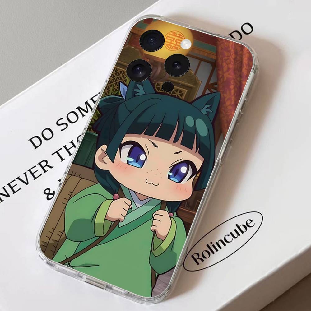 Jinshi And Maomao The A-Apothecary D-Diaries Phone Case Soft Transparent Case For IPhone 17 16 15 14 13 12 11 Pro Max Mini Plus