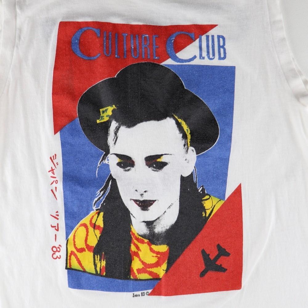 

1983 Culture Club Boy George Shirt Short Sleeve White Unisex S-5XL 2B0037 Unisex T-Shirt M