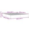 Ottoman Bed without Mattress Dark Blue 200x200 cm Velvet