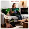 Movie Wicked Part One Cushion Cover 1Pcs Decorative Covers Soft Cushion Case For Sofa Couch Decor 40X40 45X45 Pillowcases
