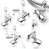 Glow-In-The-Dark Firefly Dangle Charm Copper Plated Fit Charms Copper Original Bracelet For Jewelry Makingjewelrycharm