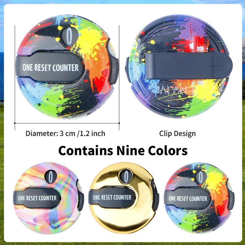 Golf Score Counter Portable Golf Score Counter Clicker Golf Score Keeper With Touch Reset And Clip Attachment Quickly Return 0