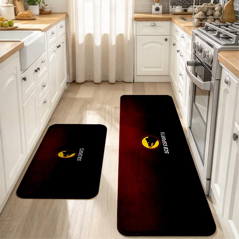 Sc Bern Flannel Kitchen Mat Christmas Soft Area Rug Non Slip Floor Carpet Home Decoration