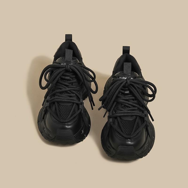 Nye Dad-sko med tykk såle for kvinner, Høydeøkende fritidssportssko