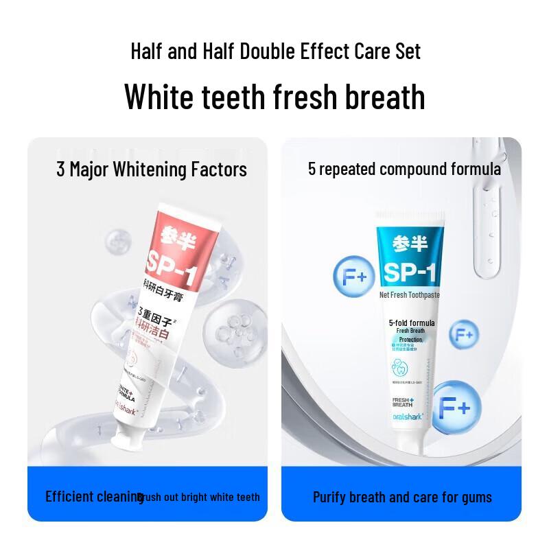 SANBAN Whitening & Refreshing Toothpaste Duo