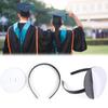 Unsichtbares Abschlusskappen-Stirnband Rutschfeste Hut-Accessoires Anti-Fall-Haarband Abschlusszeit