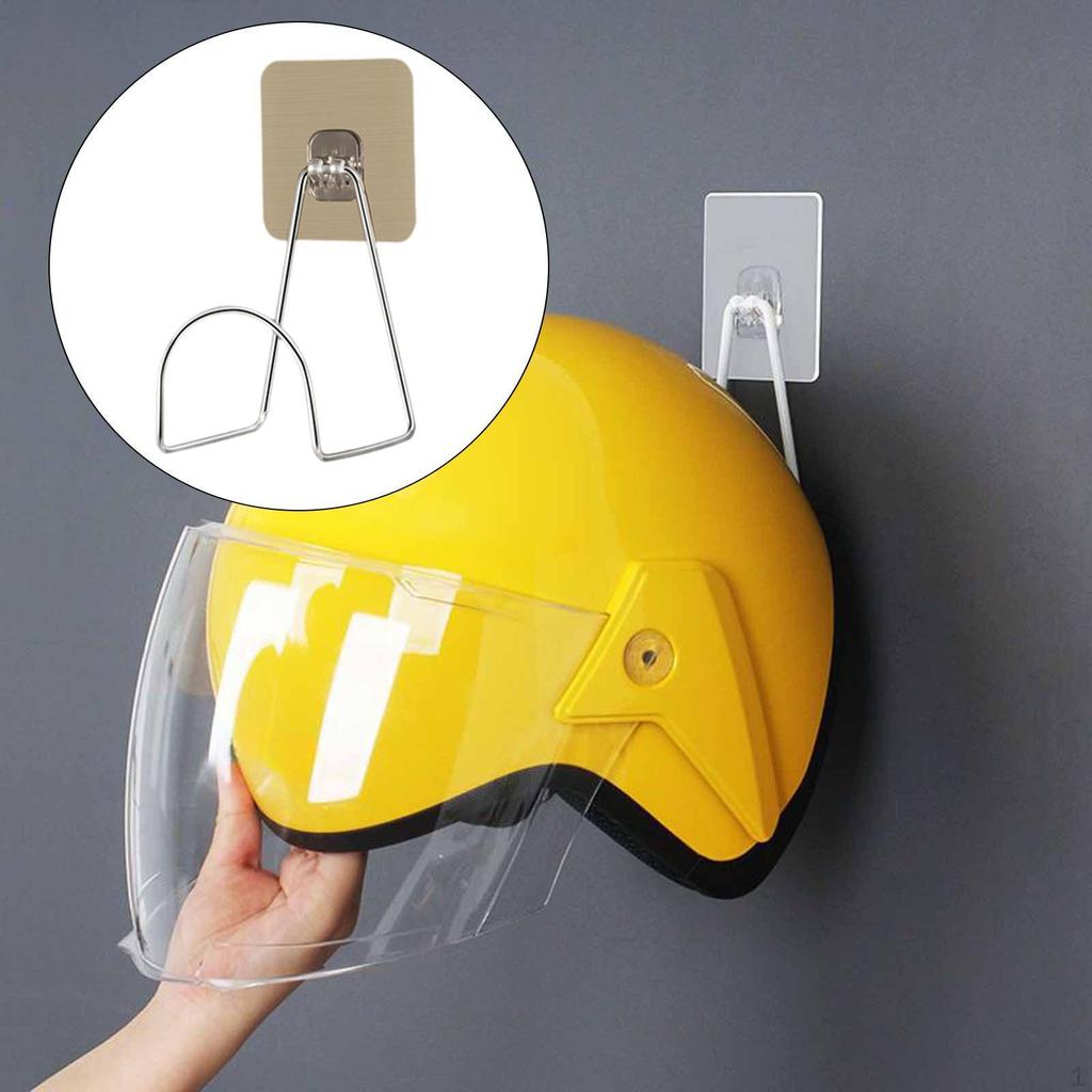 Helmet Storage Hook Display Stand Hanging Practical Sturdy Easy Installation Holder