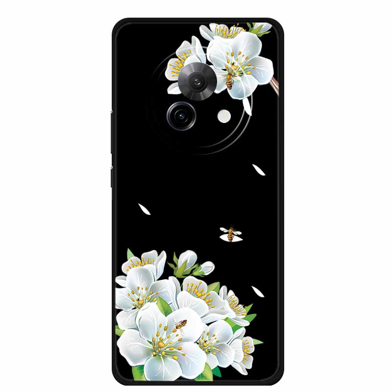 Black Silicone Case For Meizu Lucky 08 Case Luxury Protective Soft Phone Back Cover For Meizu Lucky 08 Case 6.78" Cartoon Shell
