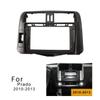 2Din 9Inch Car DVD Frame Audio Dash Trim Kits Facia Panel For Toyota Prado 2010-2013