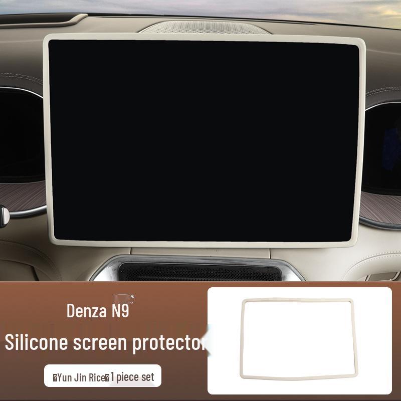 Denza N9 Navigation Screen Silicone Protector: Complete Car Interior Accessory Set.