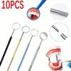 10 Pack Dental Mouth Mirrors with Reflector for Professional and Home Oral Examination and Teeth Inspection