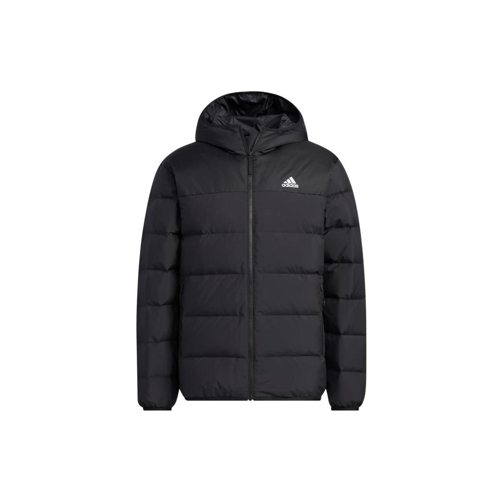 adidas Down Jackets Men's Black Hooded Moderate Other HZ2597