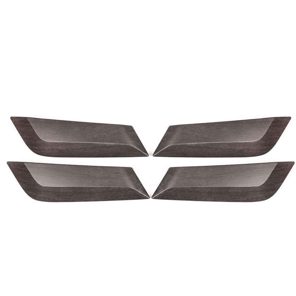 

ABS Silver Car Inner Door Armrest Panel Handle Pull Trim Cover Stickers For Land Rover Freelander 2 2007-2015 Car Accessory