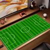 1pcs Soccer Field Print Large Stitched Edge Nonslip Gaming Desk Mat Mouse Pad