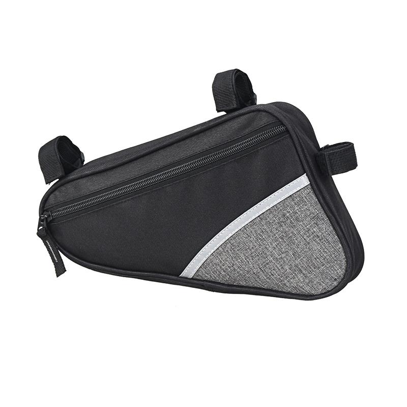 Waterproof Triangle Front Bike Bag Compatible With Mountain And Road Bikes Handlebar Mounted Anti-Splash Cycling Storage