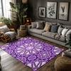 Waschbarer Teppich rutschfest für Innen und Außen Modernes abstrakt-geometrisches Muster Wohnkultur Wohnzimmer Schlafzimmer Bodenteppiche