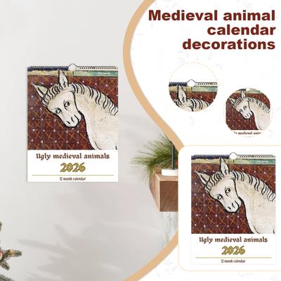 Hässliche Tiere Kalender Dekoration, Kann als schönes Ornament verwendet werden, Innovativer Kalender Weihnachtsgeschenk